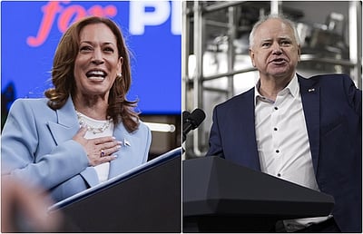 துணை அதிபர் வேட்பாளரை அறிவித்தார் கமலா ஹாரிஸ்!